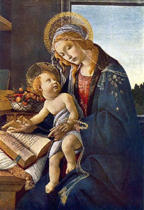 Madonna with the Child (Madonna with the Book)  vg, BOTTICELLI, Sandro